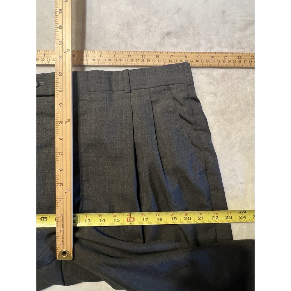 Vintage Gino Cappeli 44L 36x32 Two-Tone Charcoal Gray 2-Piece Suit - Picture 15 of 16